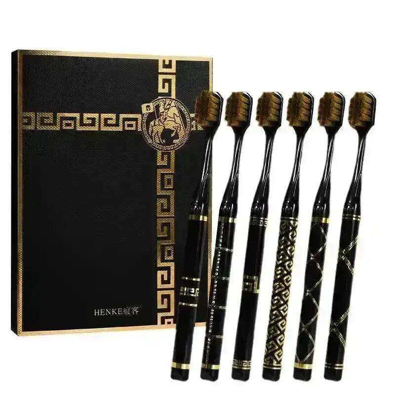 Black Gold Luxury Toothbrush Set - Bear Hugs