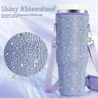Bling Rhinestone Neoprene Bag (For Stanley 40 oz) - Bear Hugs