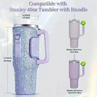 Bling Rhinestone Neoprene Bag (For Stanley 40 oz) - Bear Hugs