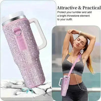 Bling Rhinestone Neoprene Bag (For Stanley 40 oz) - Bear Hugs
