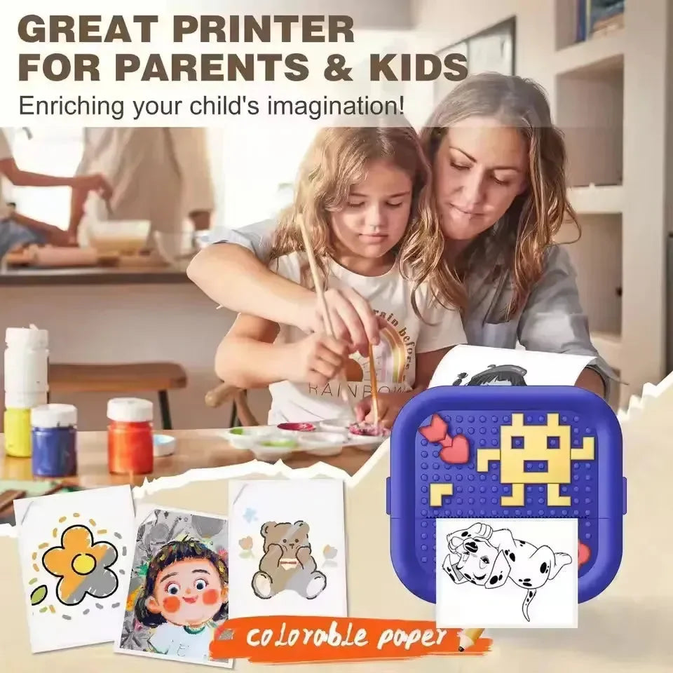 Blocks Print Thermal Printer - Bear Hugs