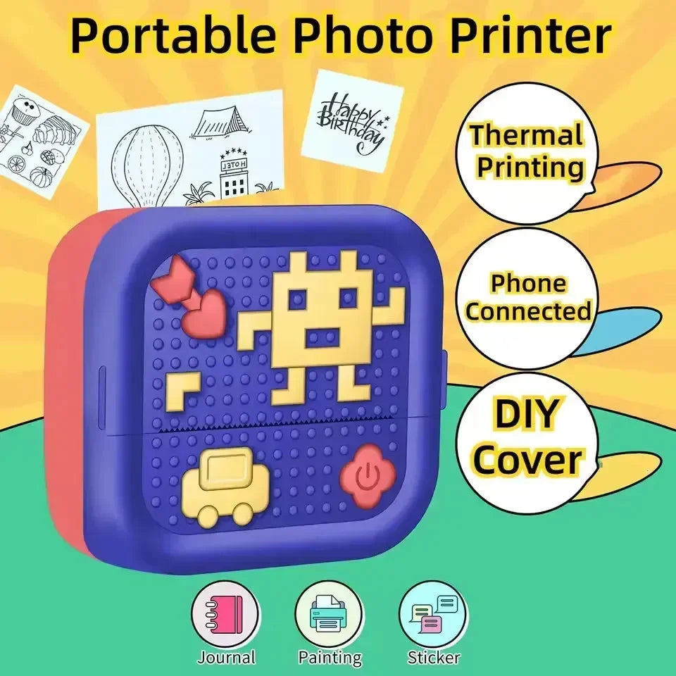 Blocks Print Thermal Printer - Bear Hugs