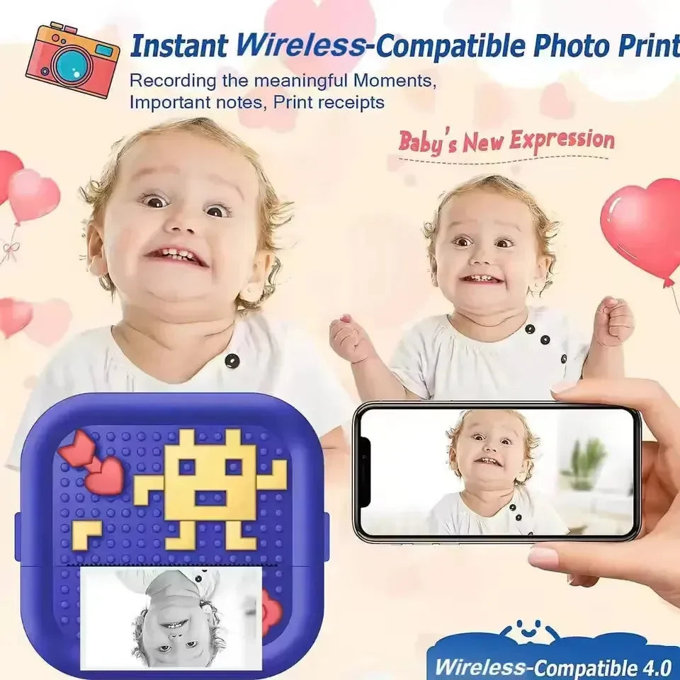 Blocks Print Thermal Printer - Bear Hugs