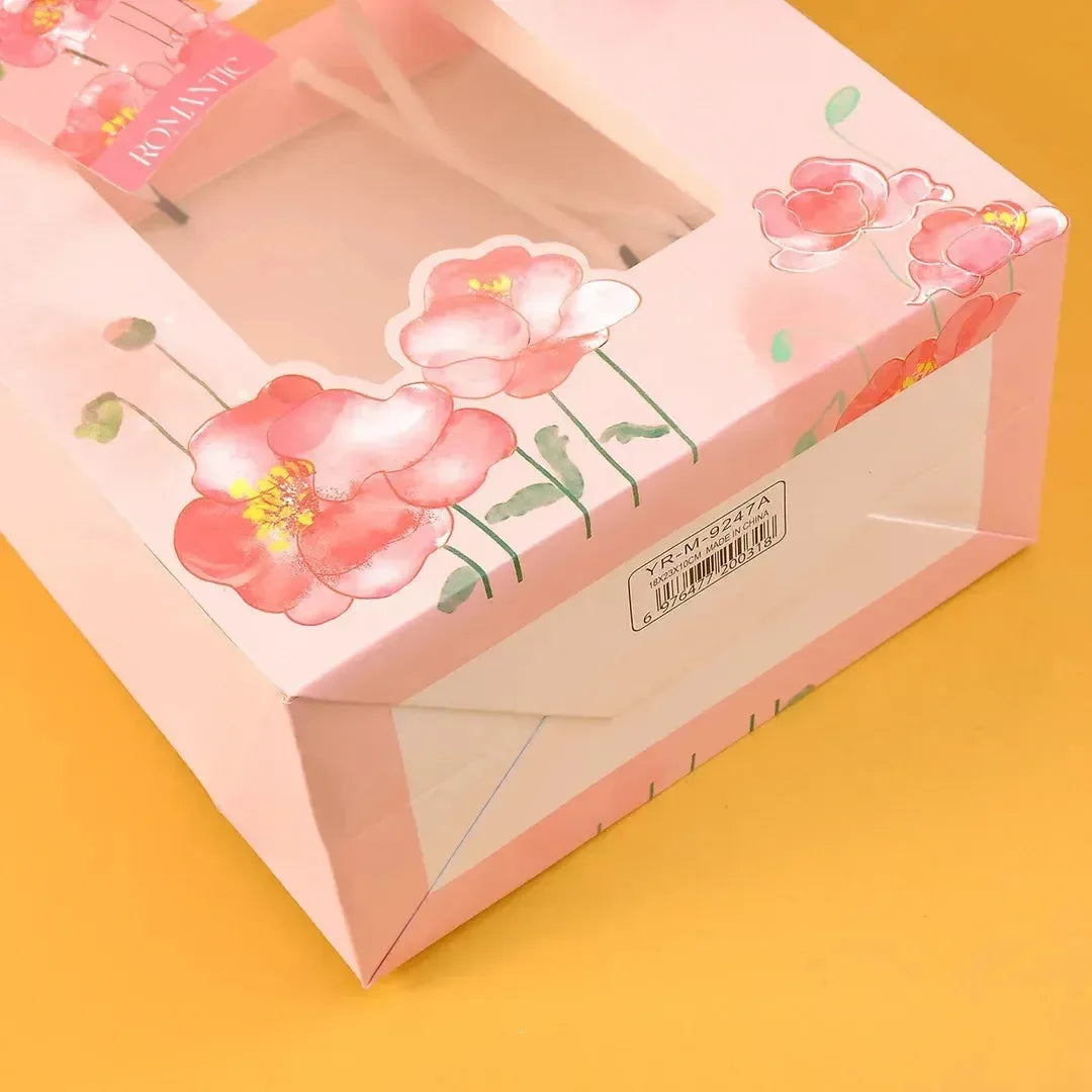 Blooming Love Paper Gift Bag - Bear Hugs
