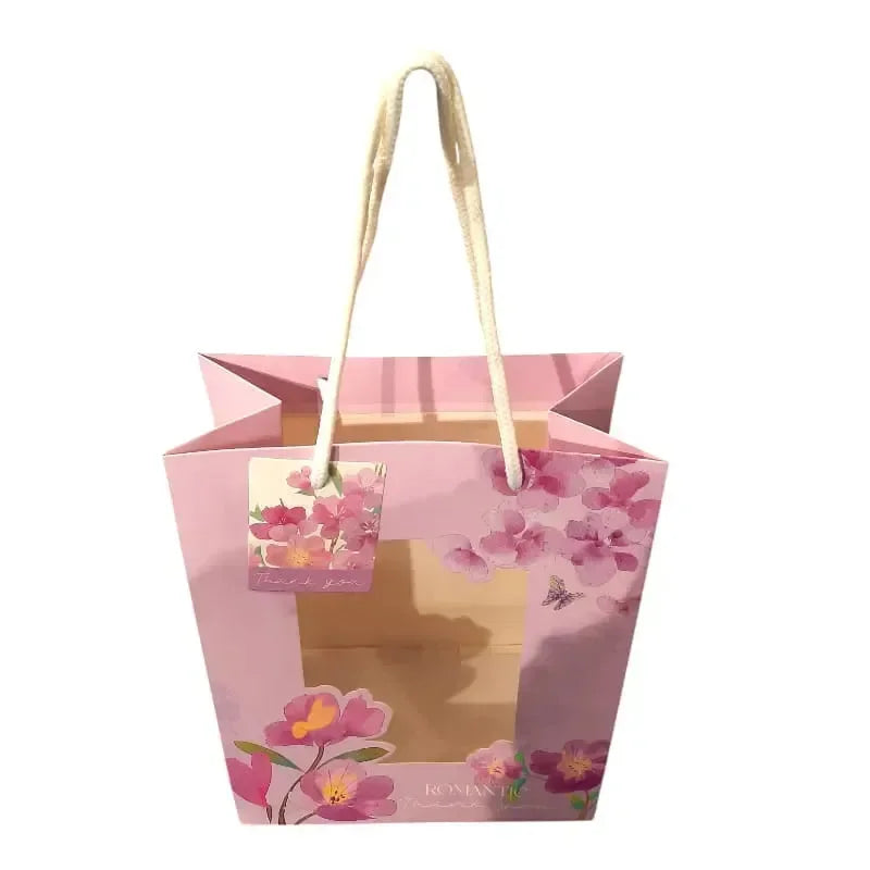 Blooming Love Paper Gift Bag - Bear Hugs
