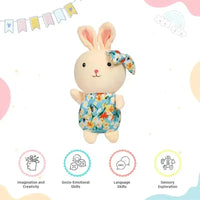 Bluebell Bow Rabbit Plush Toy (25 cm) - Bear Hugs