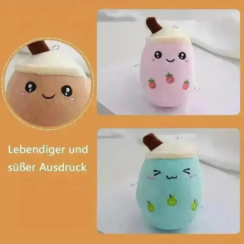 Boba Milk Tea Plush Keychain (Set of 4) - Bear Hugs