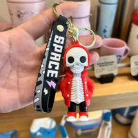 Bone Brigade Hooded Skeleton Keychain - Bear Hugs