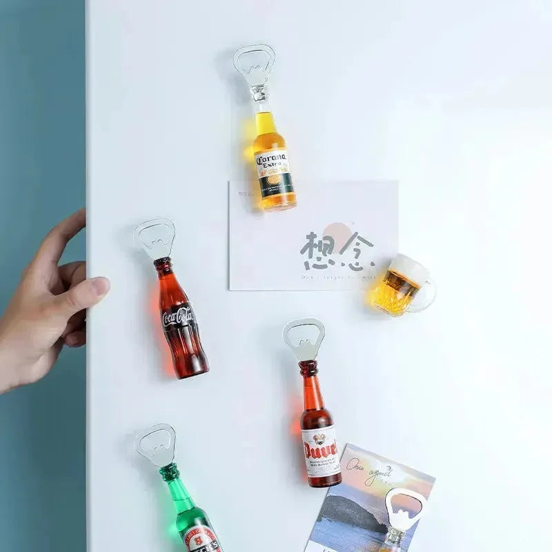 Bottle Opener Fridge Magnets - Bear Hugs
