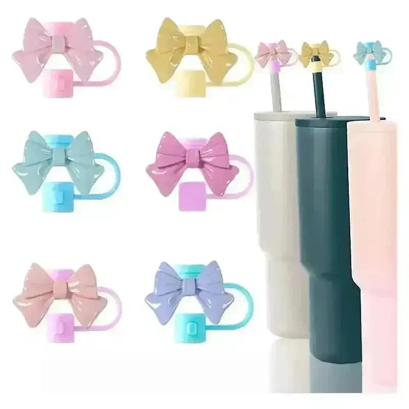 Bow Knot Silicon Straw Cap for Stanley Cup - Bear Hugs