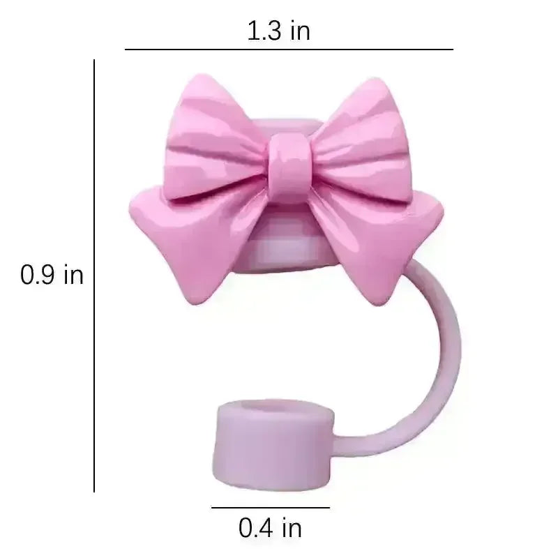 Bow Knot Silicon Straw Cap for Stanley Cup - Bear Hugs