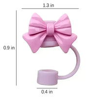 Bow Knot Silicon Straw Cap for Stanley Cup - Bear Hugs