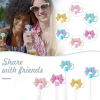 Bow Knot Silicon Straw Cap for Stanley Cup - Bear Hugs