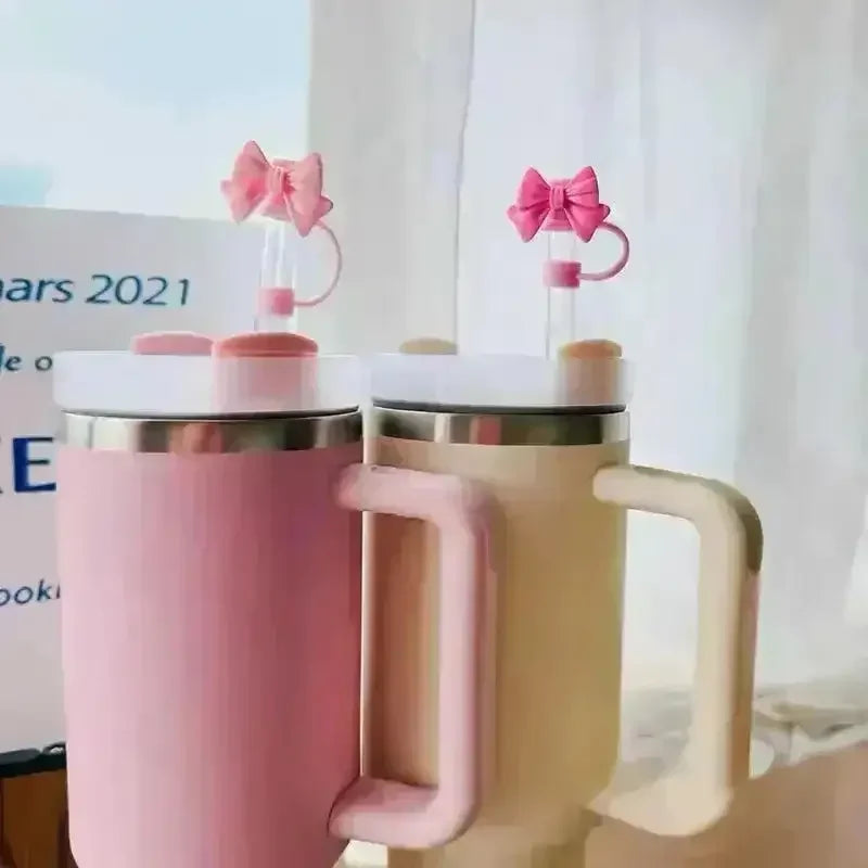 Bow Knot Silicon Straw Cap for Stanley Cup - Bear Hugs