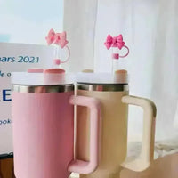 Bow Knot Silicon Straw Cap for Stanley Cup - Bear Hugs