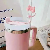 Bow Knot Silicon Straw Cap for Stanley Cup - Bear Hugs