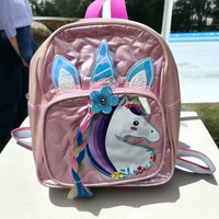 Braided Unicorn Kids Backpack - Bear Hugs