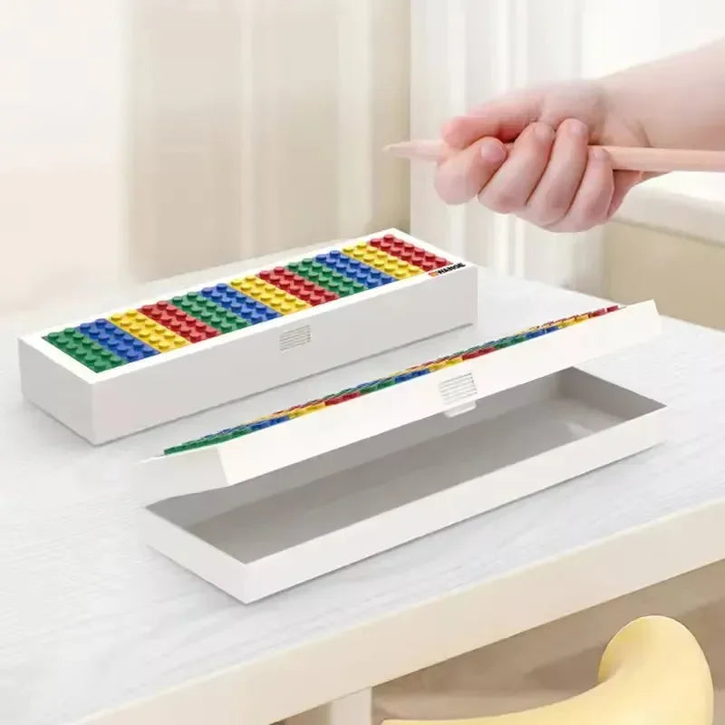 Brick Works Building Block Pencil Case - Bear Hugs