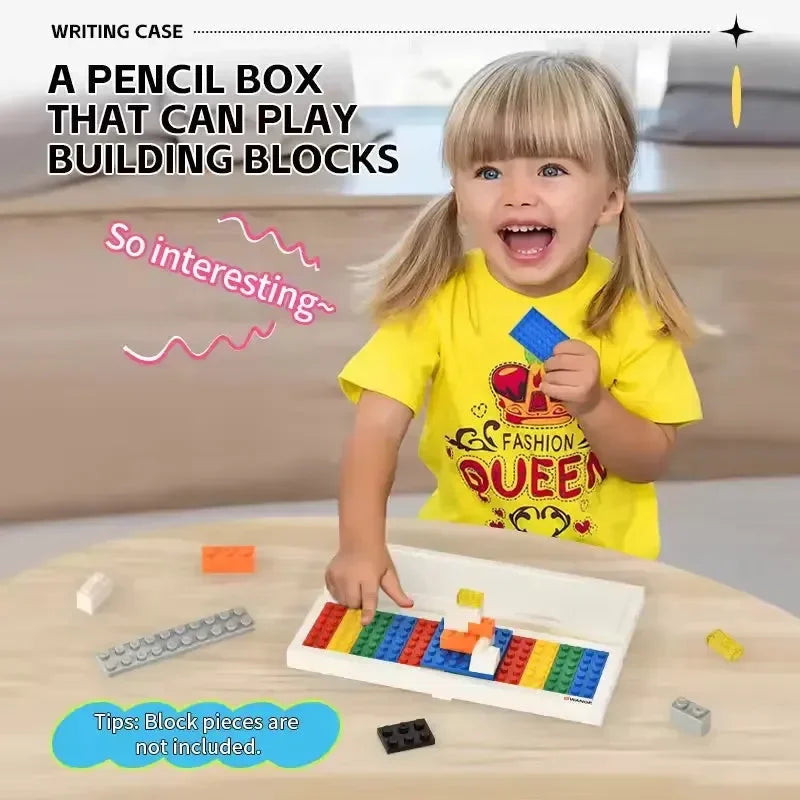 Brick Works Building Block Pencil Case - Bear Hugs
