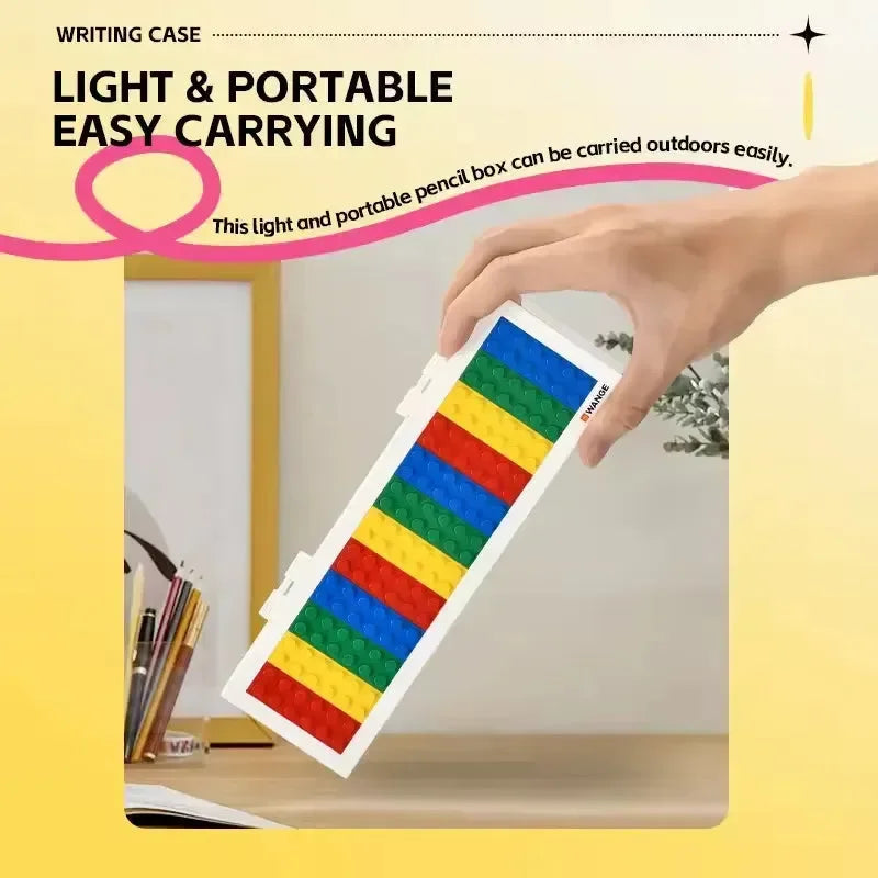 Brick Works Building Block Pencil Case - Bear Hugs