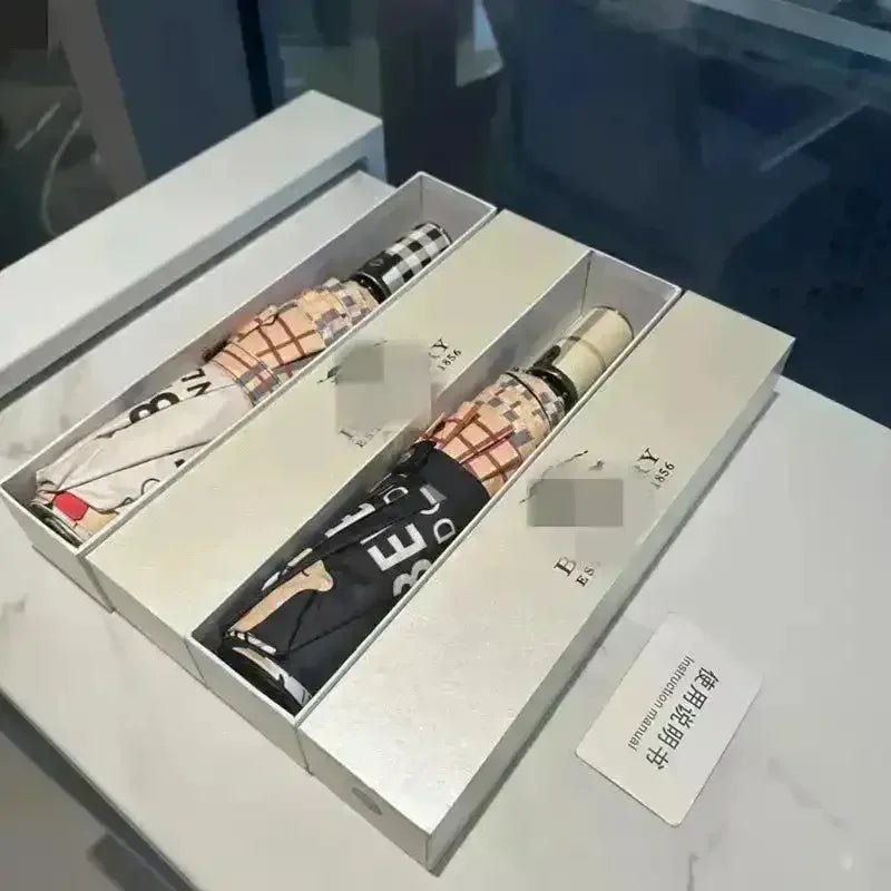 British Bear Pattern Luxe Umbrella - Bear Hugs