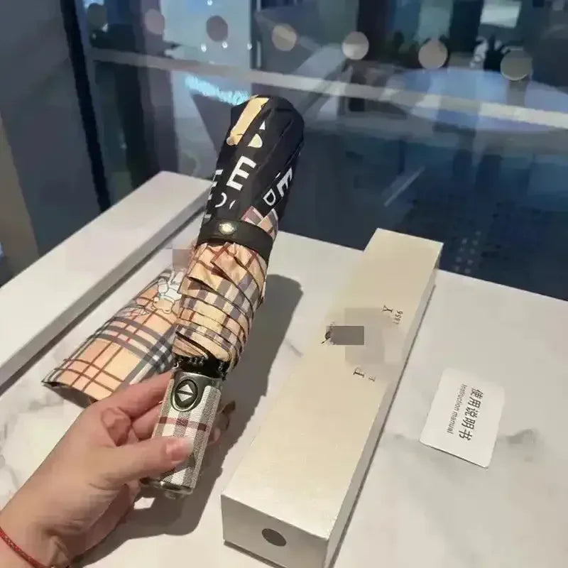 British Bear Pattern Luxe Umbrella - Bear Hugs