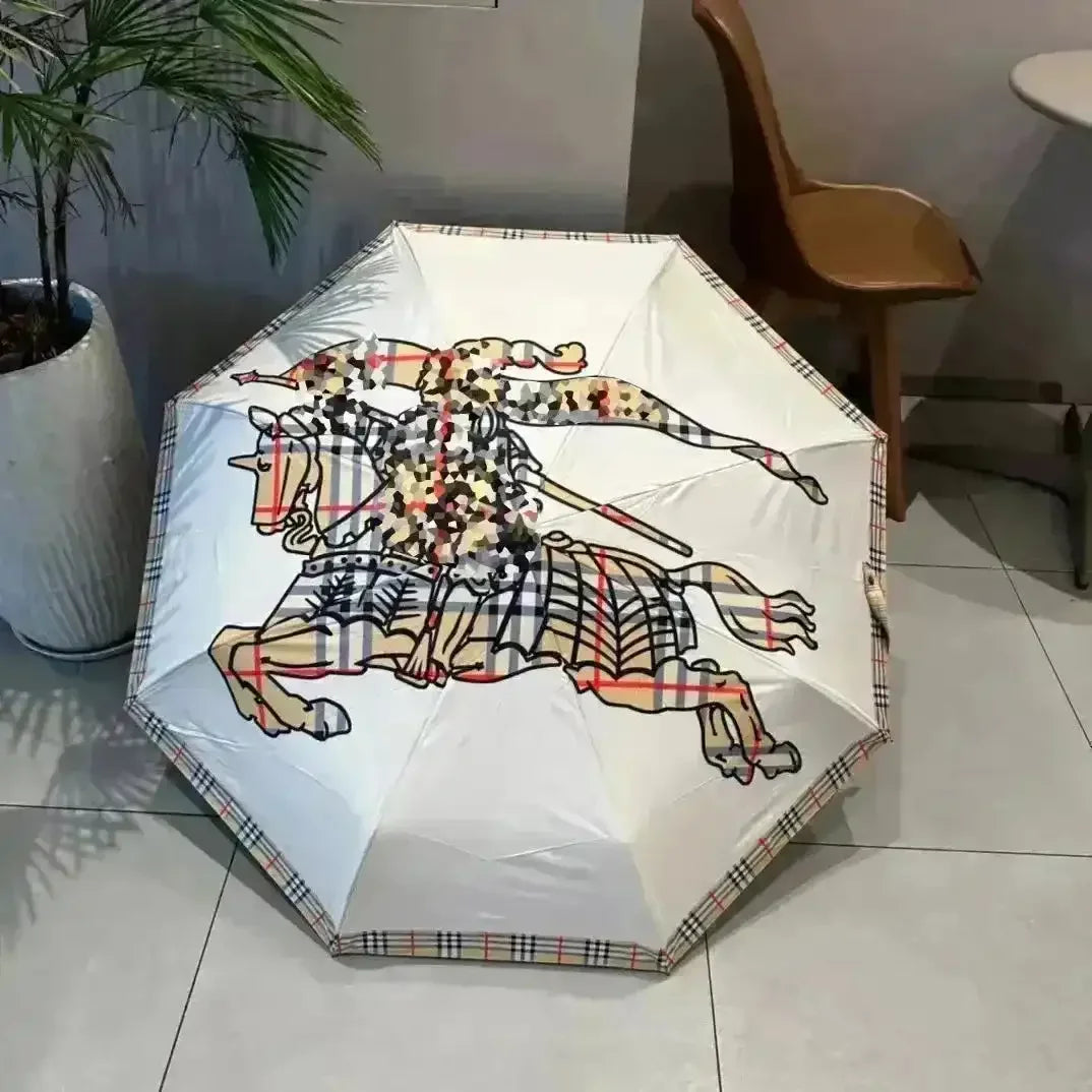 British Horse Pattern Designer Umbrella - Bear Hugs