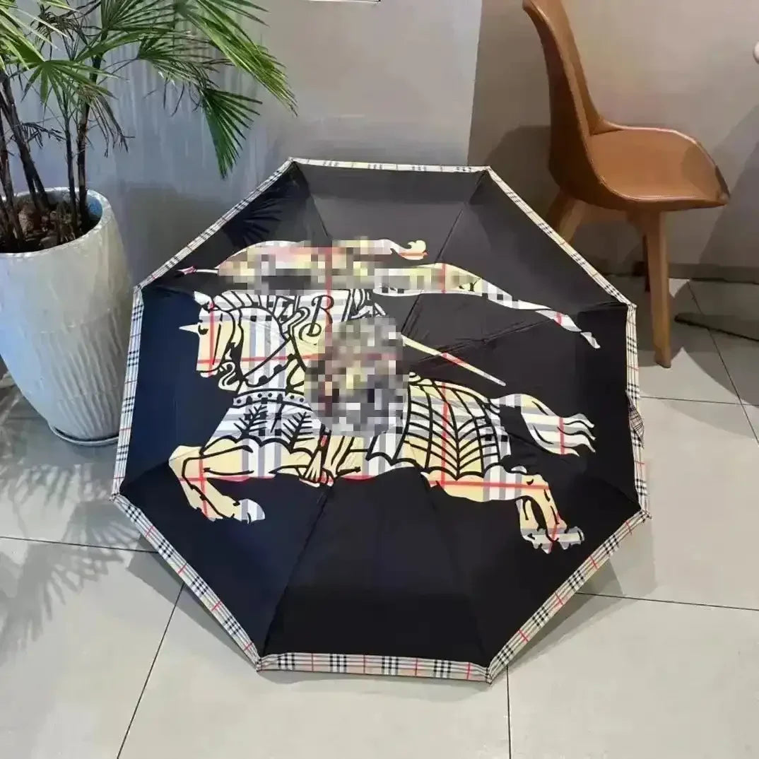 British Horse Pattern Designer Umbrella - Bear Hugs