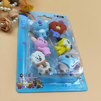 BT21 Clean Slate Eraser (Set of 6) - Bear Hugs