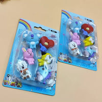 BT21 Clean Slate Eraser (Set of 6) - Bear Hugs