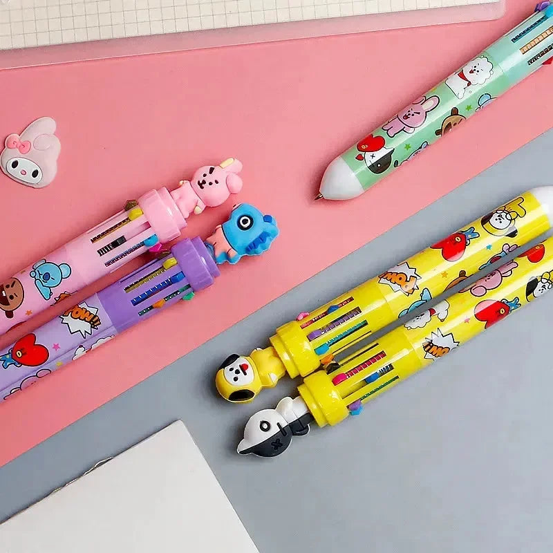 BT21 Multi-Color Pen - Bear Hugs