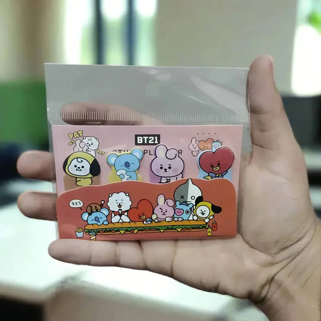 BT21 Sticky Squad Memo Notes - Bear Hugs