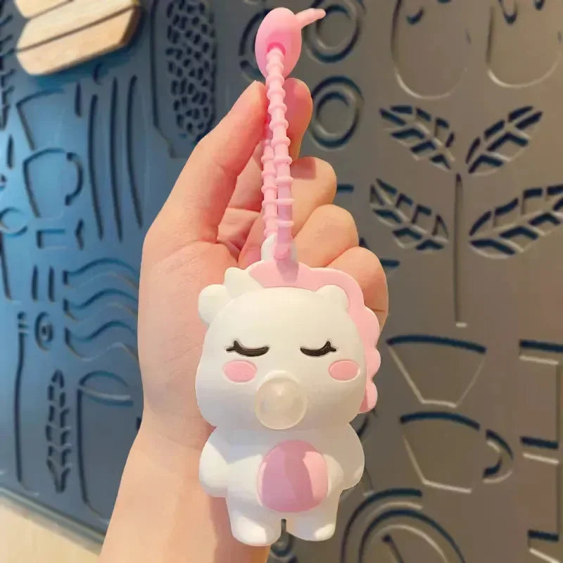 Bubble Buddies Squishy Keychain - Bear Hugs