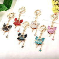 Butterfly Ballerina Keychain - Bear Hugs