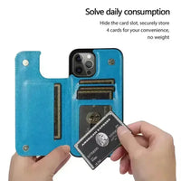 Butterfly Magnetic Flip Leather Phone Case (For iPhones) - Bear Hugs