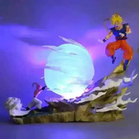 Buu vs Goku Super Saiyan Genki Bomb Action Figure (21 cm) - Bear Hugs