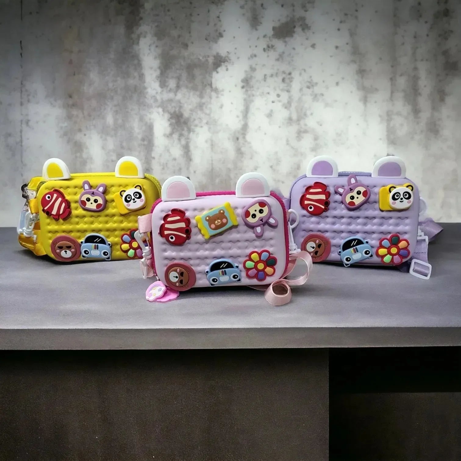 Camera Storage Kids Sling Bag - Bear Hugs