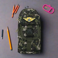 Camouflage Patterned Pencil Pouch - Bear Hugs