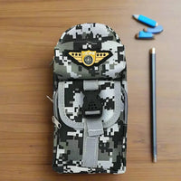 Camouflage Patterned Pencil Pouch - Bear Hugs