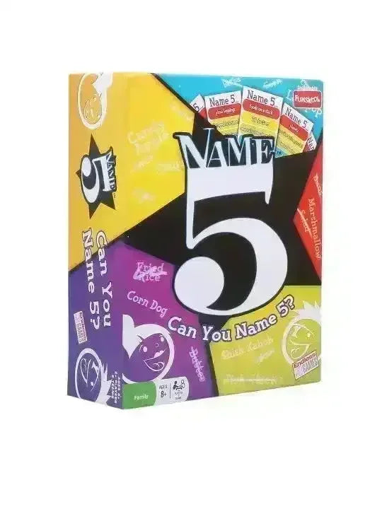 Can You Name 5 Card Game - Bear Hugs