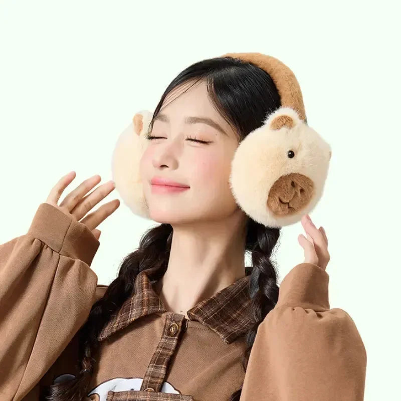 Capy-Brrr Plush Earmuffs - Bear Hugs