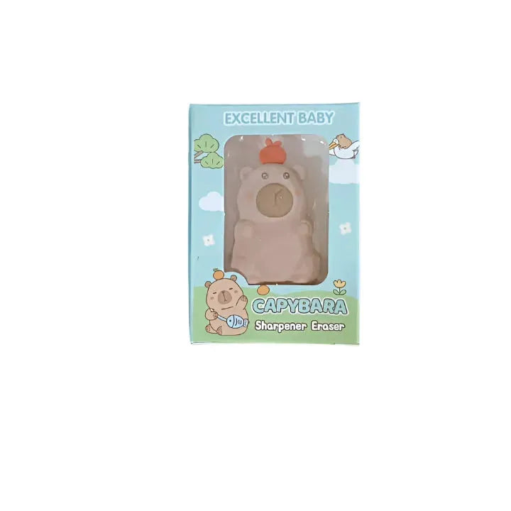 Capy-Combo 2-in-1 Eraser & Sharpener - Bear Hugs