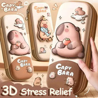 Capy-tivating 3D Stress Relief Pencil Pouch - Bear Hugs
