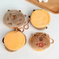 Capybara Anime Plush Coin Purse - Bear Hugs