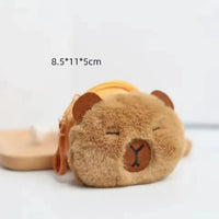Capybara Anime Plush Coin Purse - Bear Hugs