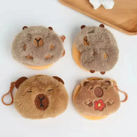 Capybara Anime Plush Coin Purse - Bear Hugs