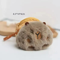 Capybara Anime Plush Coin Purse - Bear Hugs
