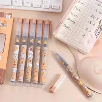 Capybara Liquid Ball Pen (6 Pcs) - Bear Hugs