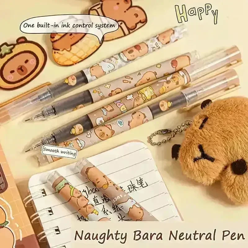 Capybara Liquid Ball Pen (6 Pcs) - Bear Hugs
