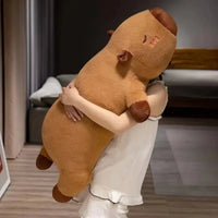 Capybara Long Plush Pillow - Bear Hugs